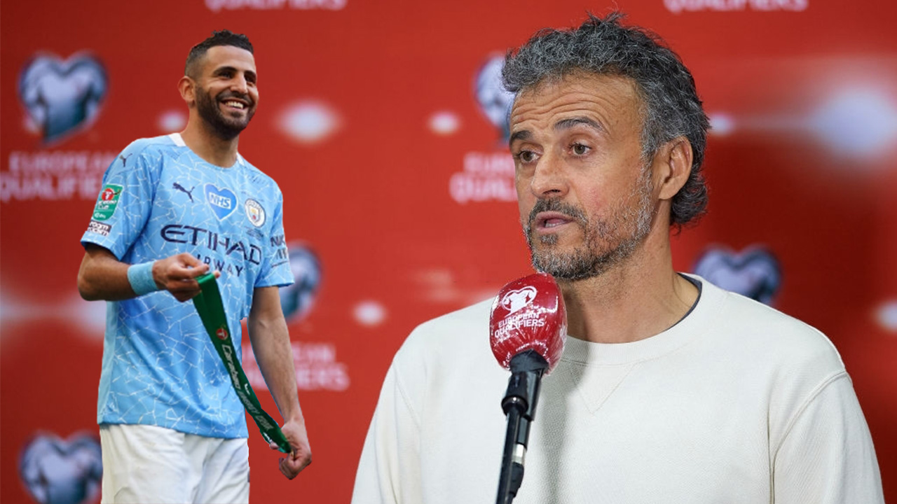 Manchester City: Luis Enrique loue les qualités de Mahrez