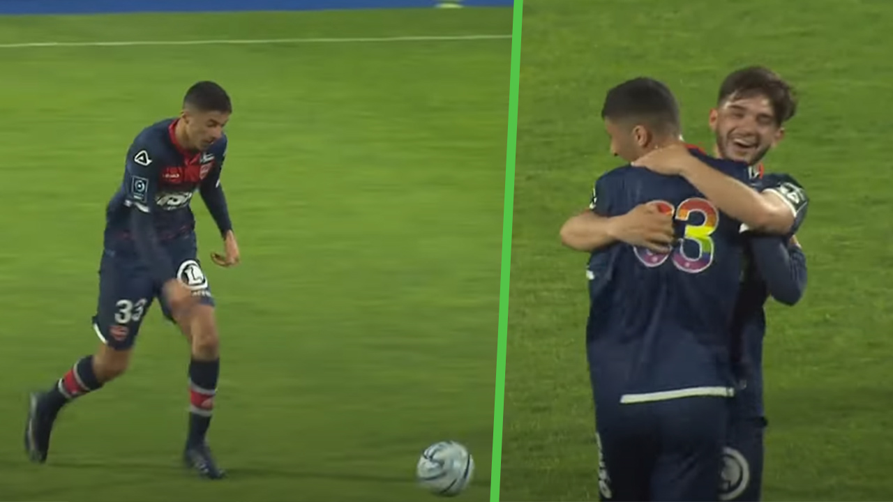 Pour ses débuts Yassine Haouari inscrit un but monstrueux de 40m (Vidéo)