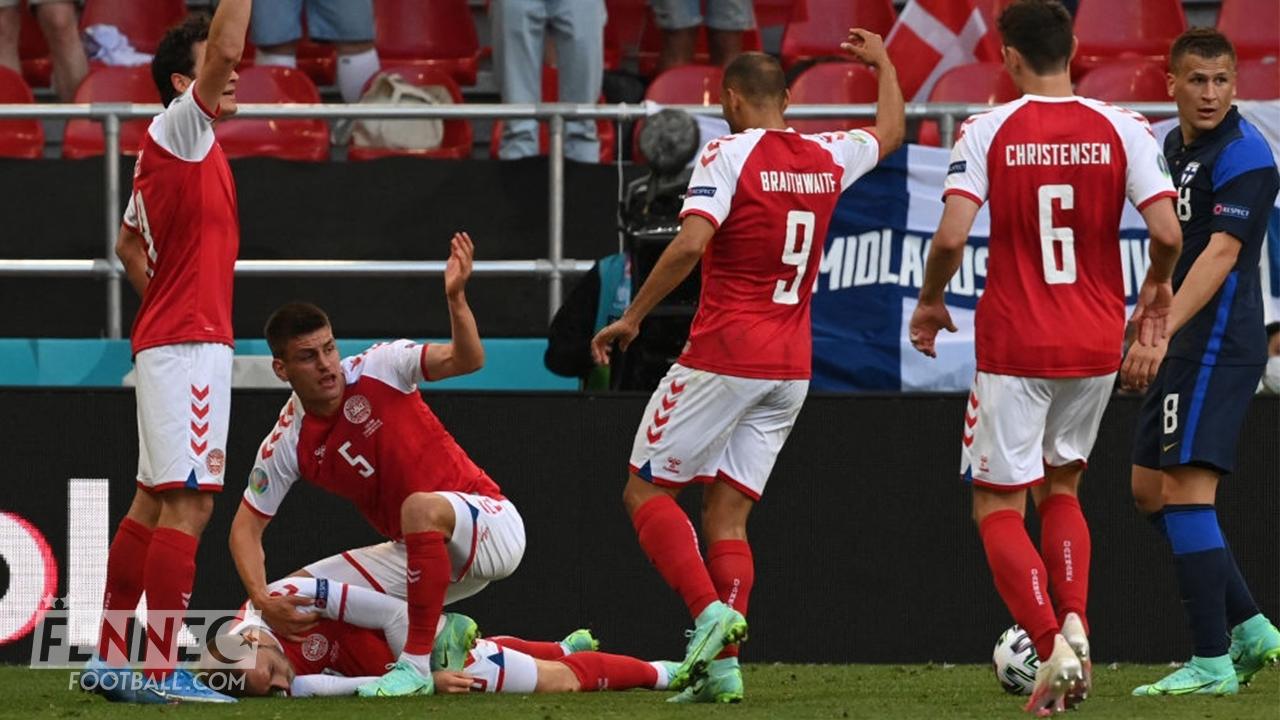 EURO 2020: Eriksen victime d'un arrêt cardiaque en plein match ! (Vidéo)