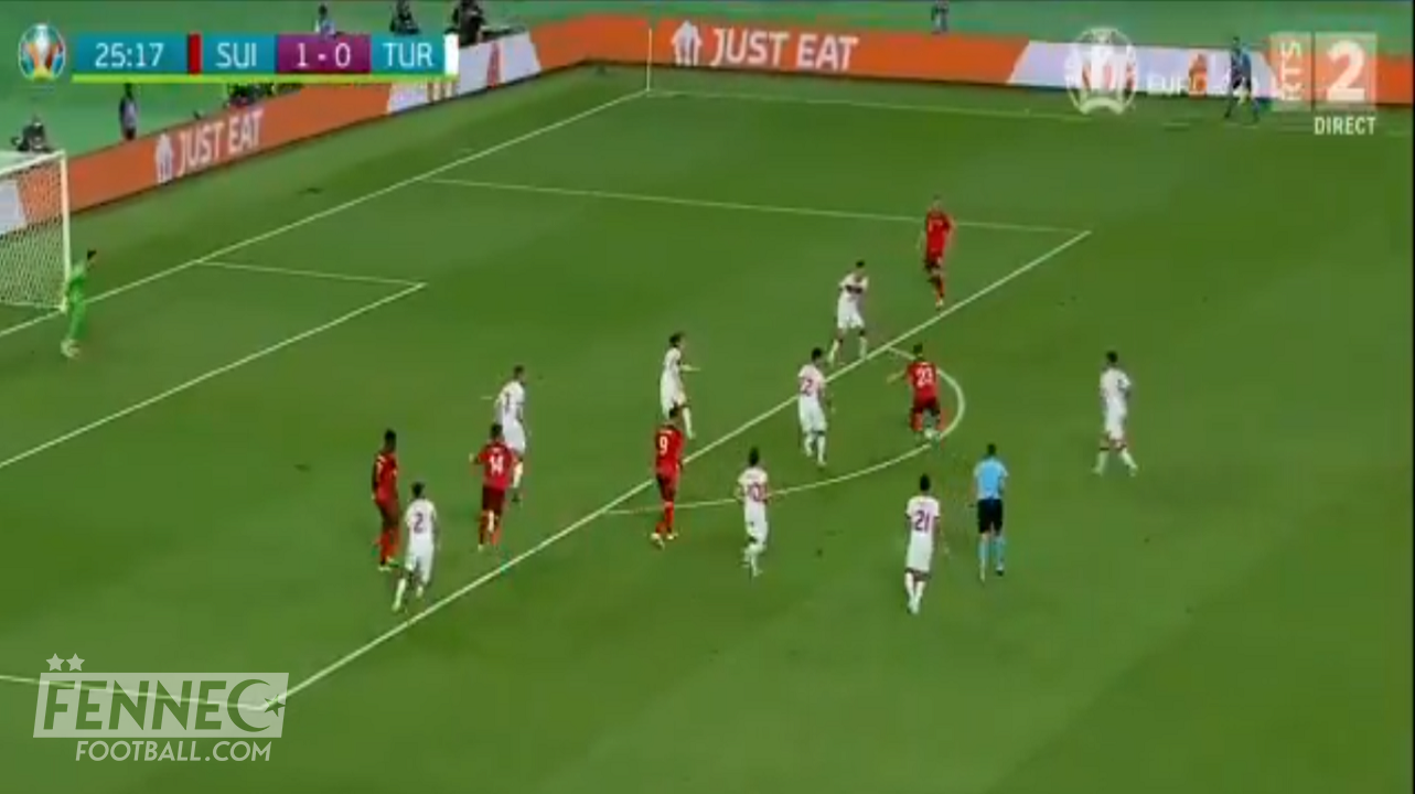 Touche de balle, tir en pleine lucarne : but monstrueux de Xherdan Shaqiri (Vidéo)
