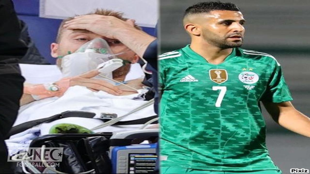 Riyad Mahrez envoie un message à Eriksen à la suite de son malaise