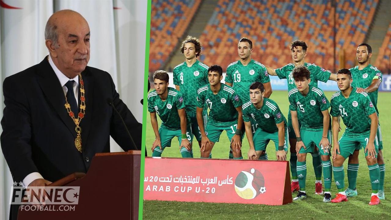 Coupe Arabe U20: Le président Tebboune félicite l’Equipe d'Algérie