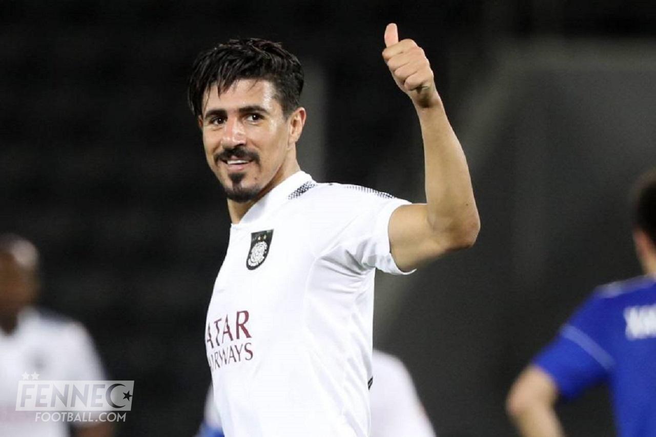 Un geste très touchant de Bounedjah émeut les Qataris (Vidéo)