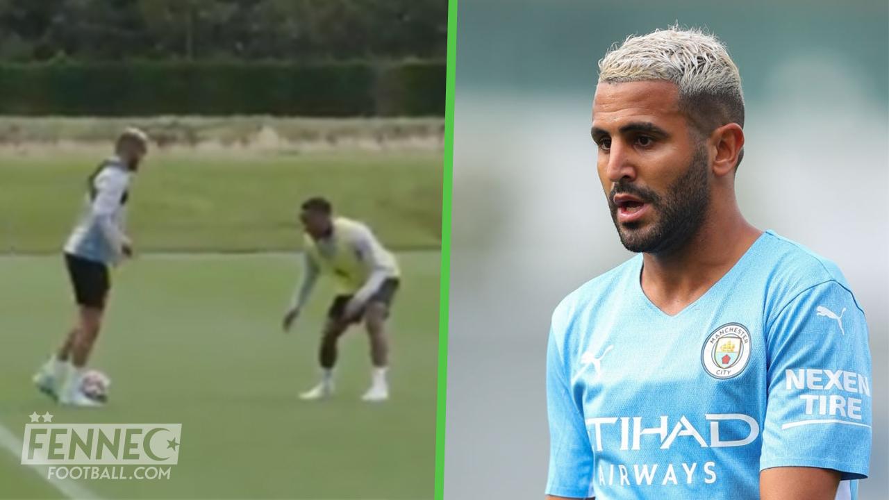 Manchester City : Mahrez régale et fait des misères à Sterling à l'entraînement (Vidéo)