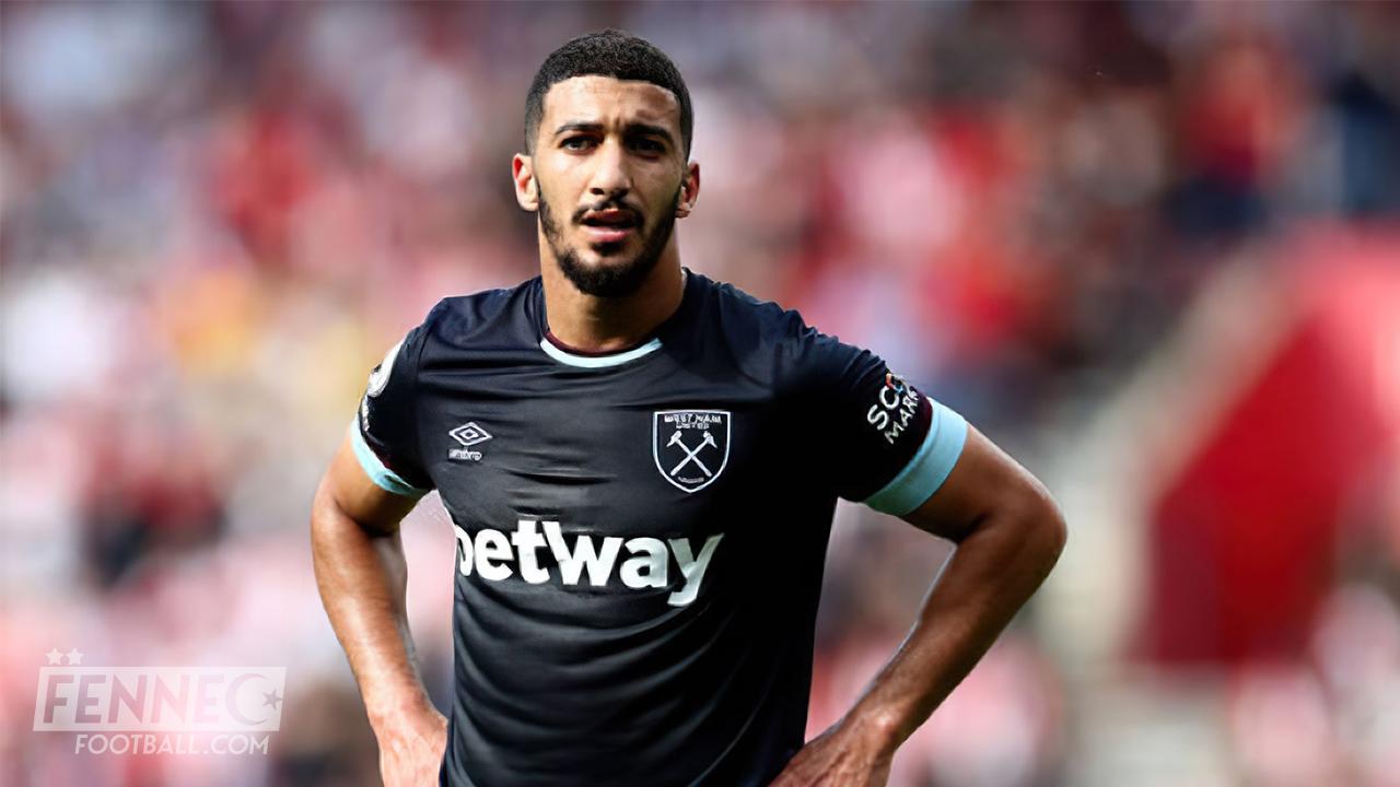 West Ham : Benrahma risque de rater le choc contre Manchester United !