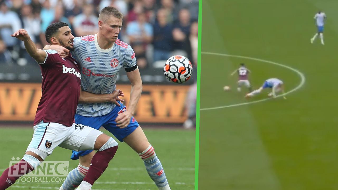 Benrahma termine McTominay avec un dribble déroutant (Vidéo)