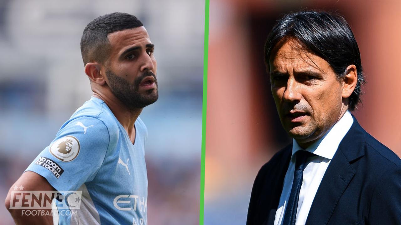 L'entraineur de l'Inter Milan Simone Inzaghi fait les yeux doux à Mahrez