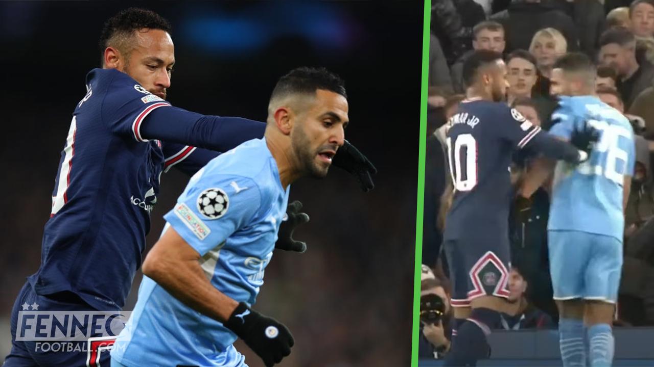 Man City PSG : L'altercation entre Mahrez et Neymar vue sous un nouvel angle (Vidéo)