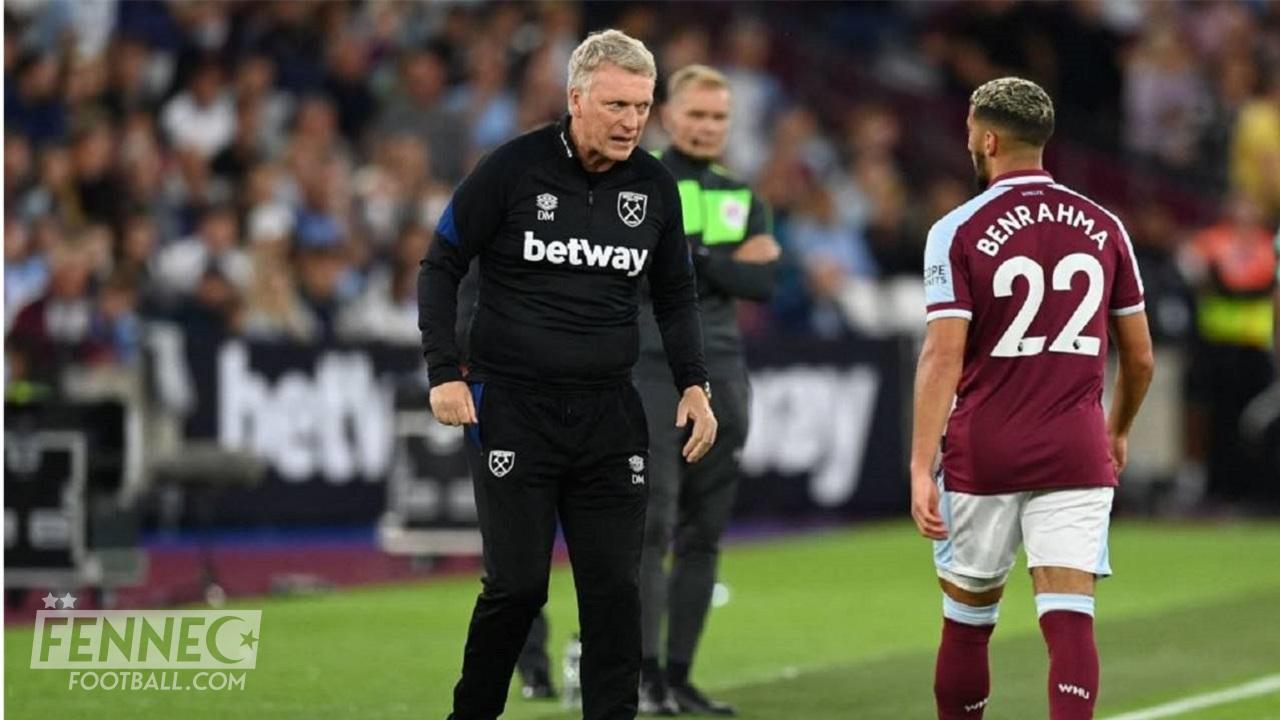 Malgré son match plein, Saïd Benrahma critiqué par Moyes