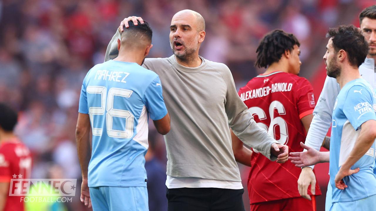 Manchester City : Guardiola justifie la non-titularisation de Mahrez face à Liverpool