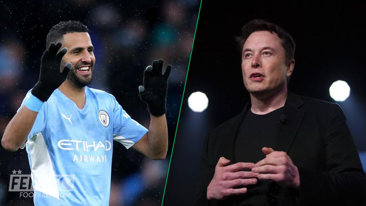 Elon Musk répond à l'appel de Riyad Mahrez