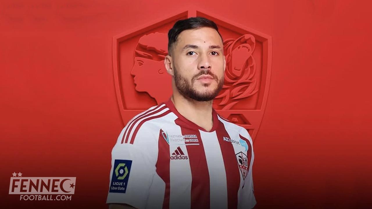 Ajaccio répond à Brest au sujet de Youcef Belaili