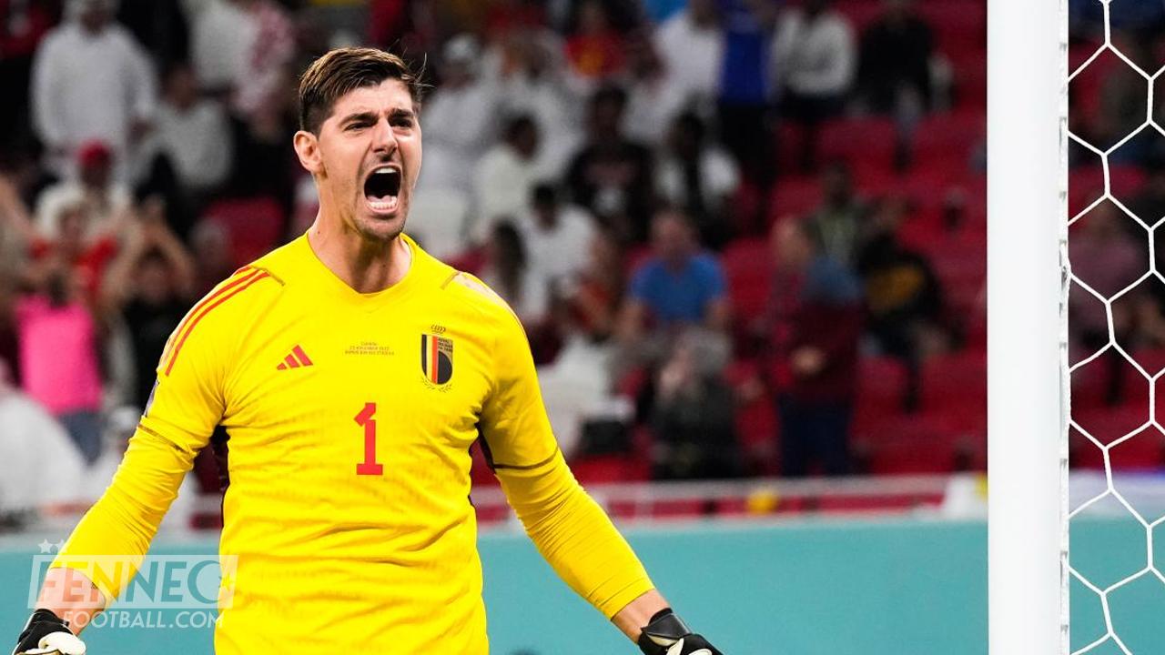 Maroc Belgique : fou furieux, Thibaut Courtois casse tout (Vidéo)
