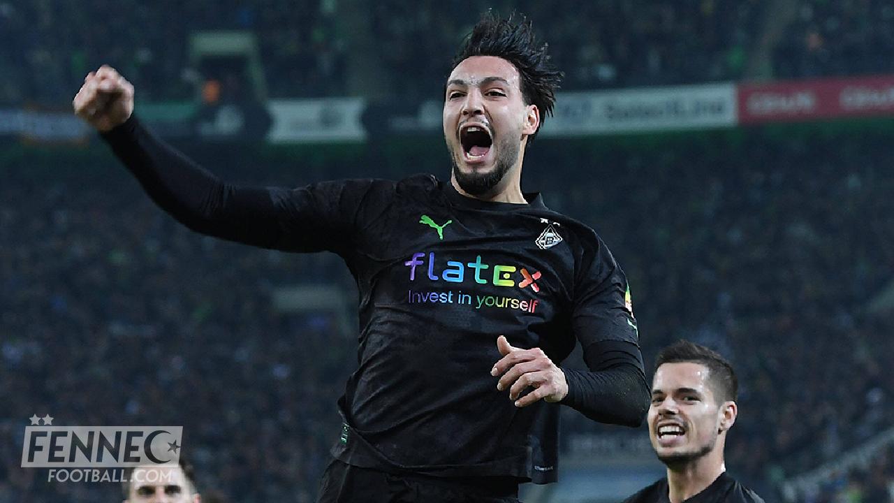 Très beau but de la tête de Bensebaini face à Dortmund (Vidéo)
