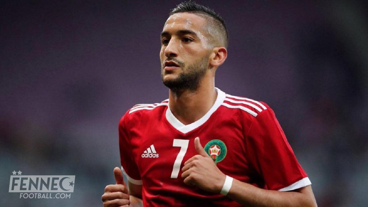 Maroc : Hakim Ziyech indisponible pour le stage des Lions de l'Atlas ?