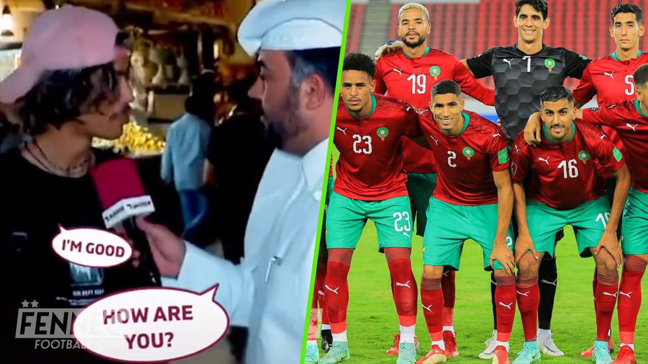 Un échange lunaire entre un supporter de l'équipe du Maroc et un journaliste qatari (Vidéo)