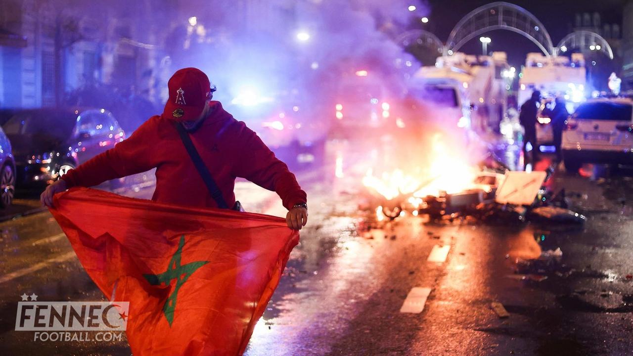 Mondial - Une scène ultra choquante des fans du Maroc en France provoque un tollé (Vidéo)