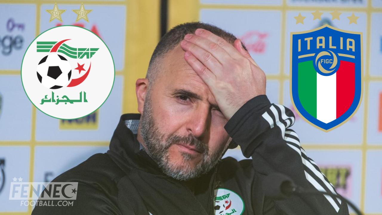 Djamel Belmadi et l'équipe d'Algérie en grand danger à cause de l'Italie !