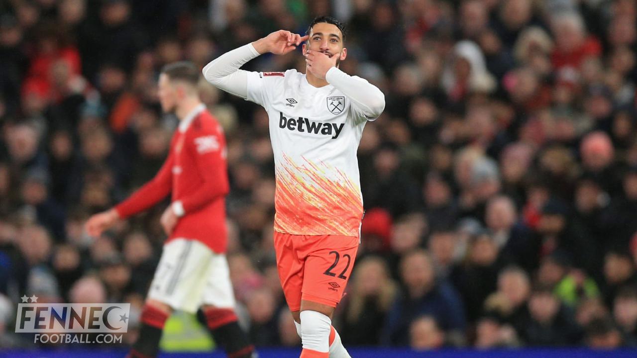 Benrahma crucifie Man United et De Gea d'un but magistral (Vidéo)