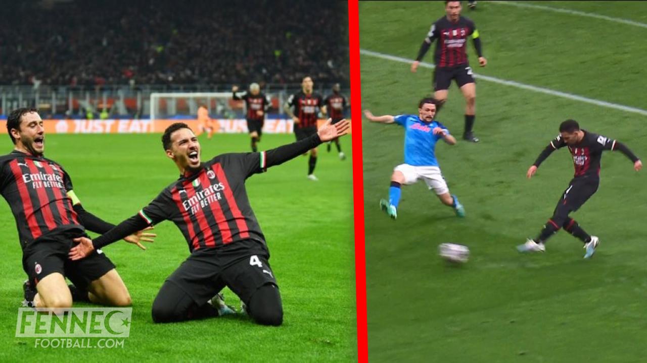 Quart de finale - Champions League : d'une frappe sèche, Ismaël Bennacer offre la victoire au Milan AC (Vidéo)
