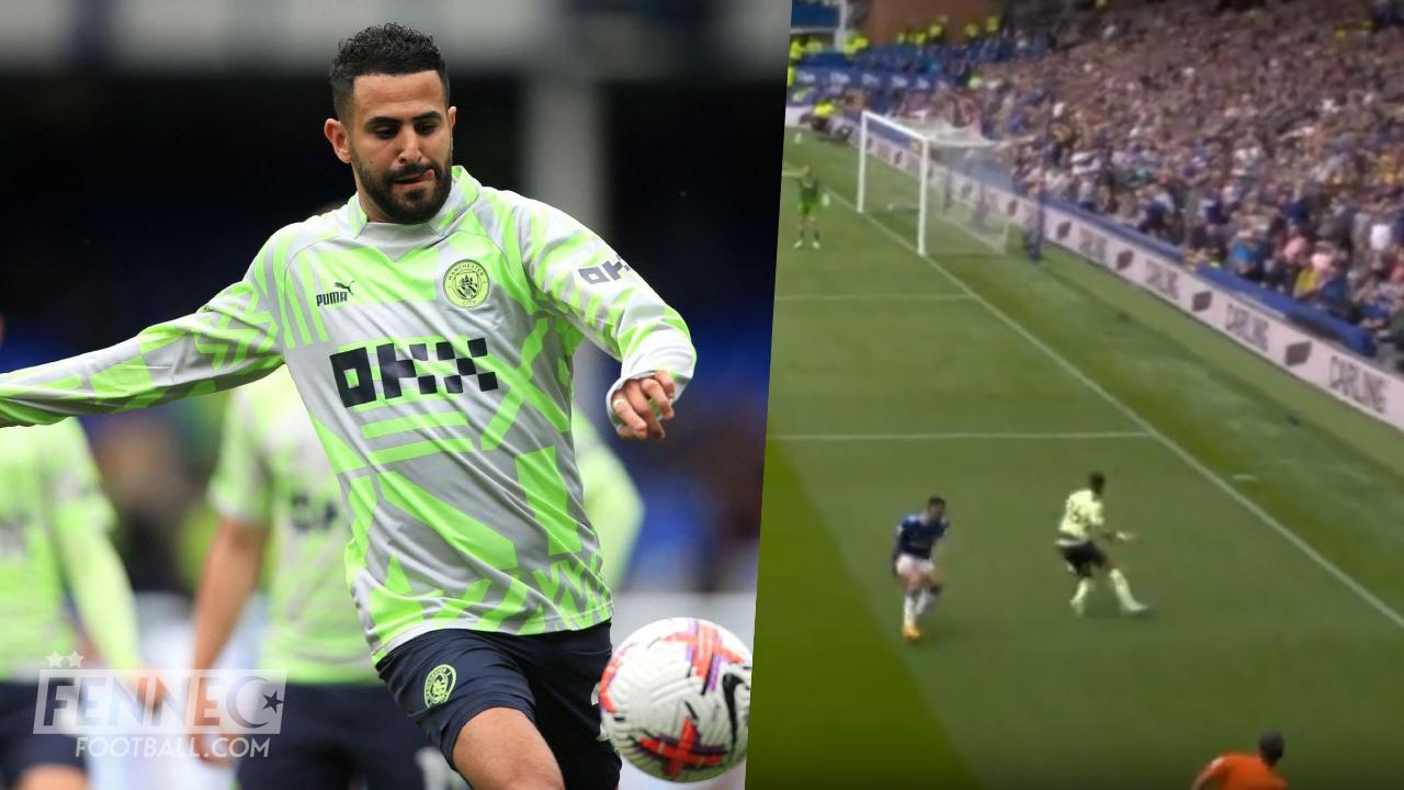 Avec un contrôle-dribble magnifique, Mahrez déboussole complètement son adversaire (Vidéo)