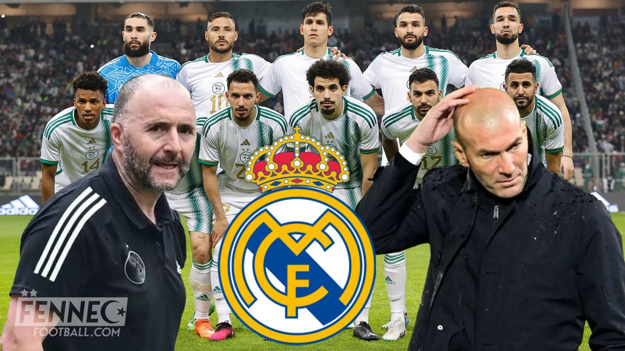 Souhaité par Perez au Real Madrid : Zinédine Zidane réclame deux joueurs algériens pour faire son come-back !