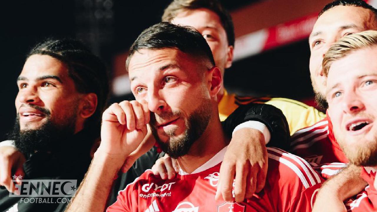 Scène ultra émouvante à Brest, Belkebla buteur pour sa dernière ! (Vidéo)