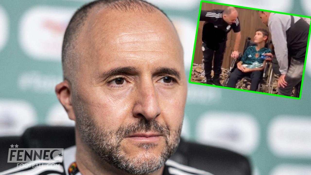 « Tout le peuple est derrière toi » : un handicapé envoie un message touchant à Belmadi (Vidéo)