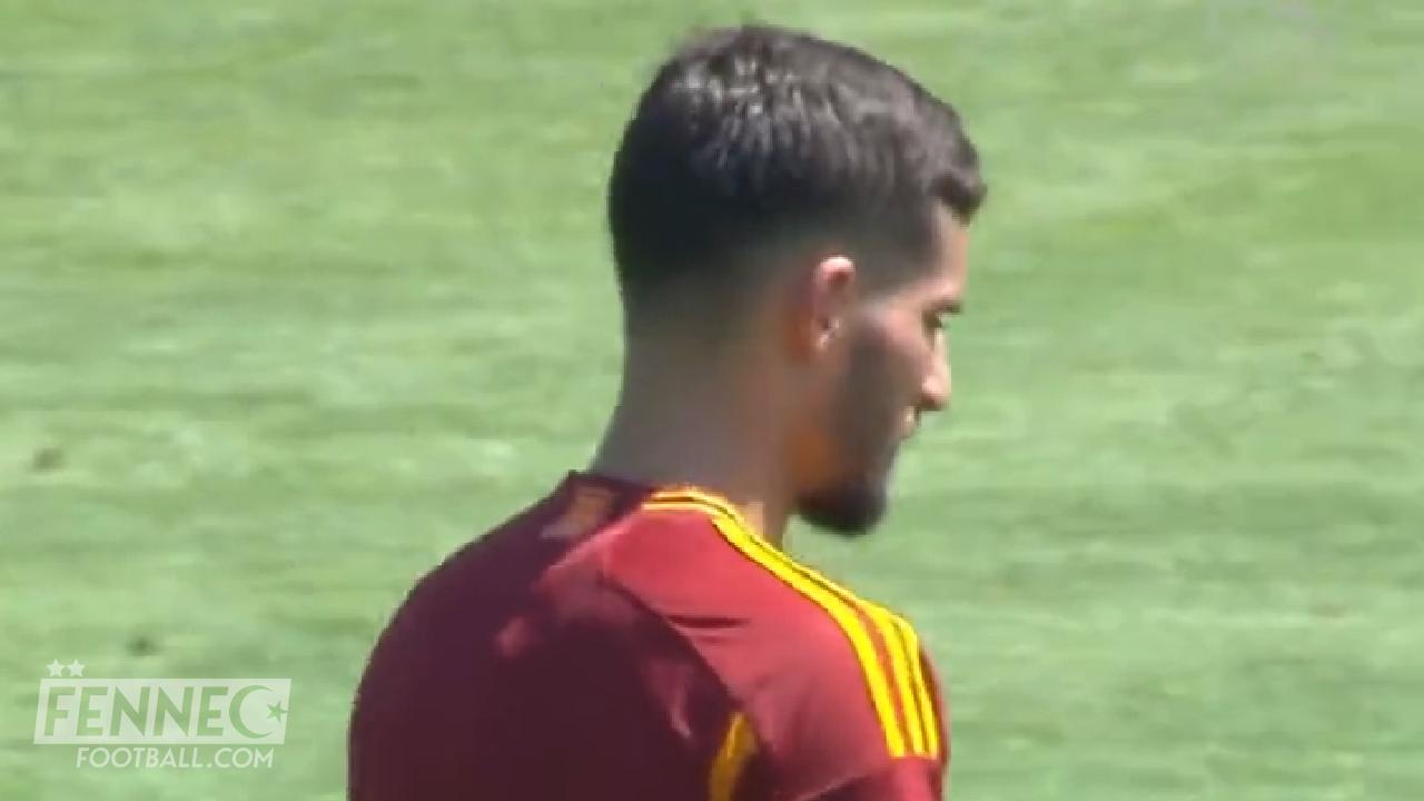 Houssem Aouar marque son premier but avec l'AS Rome (Vidéo)
