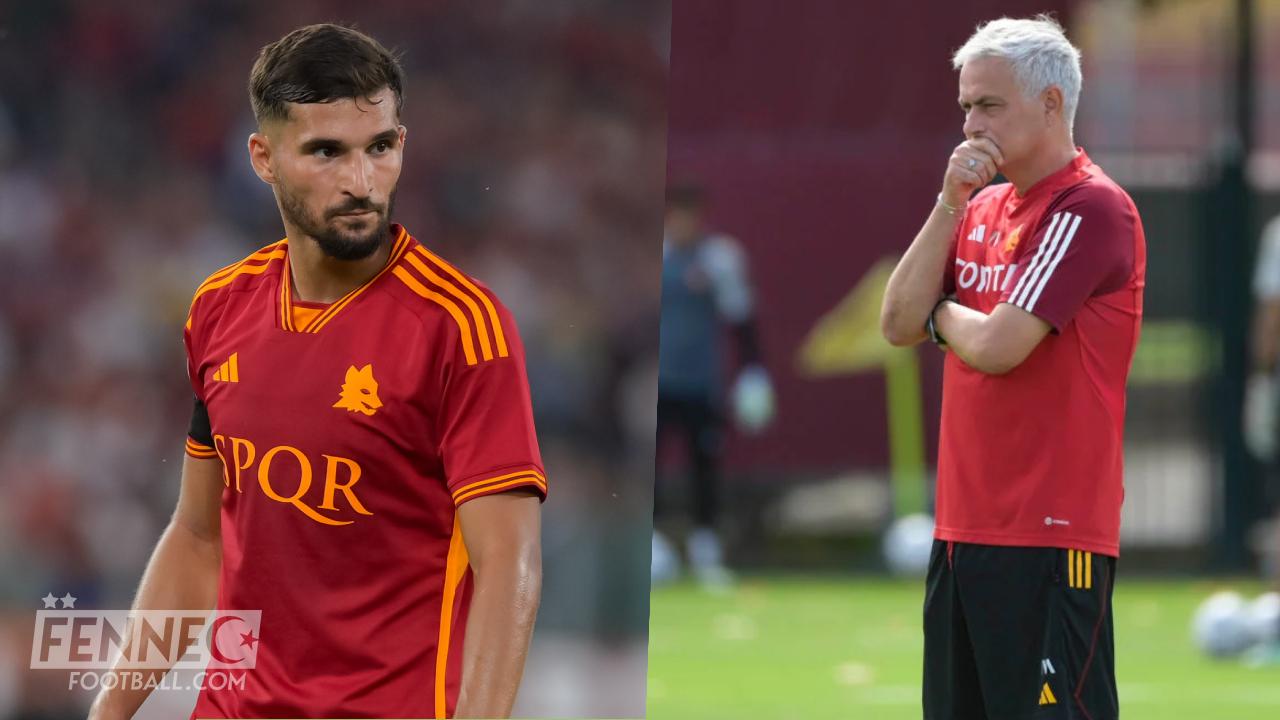 AS Rome : José Mourinho prépare une belle surprise pour Houssem Aouar !