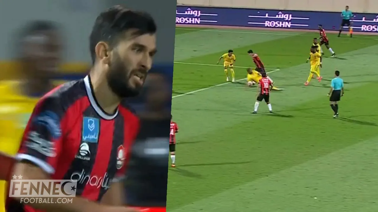 À la Ronaldinho, Amir Sayoud délivre une magnifique passe décisive sans voir (Vidéo)