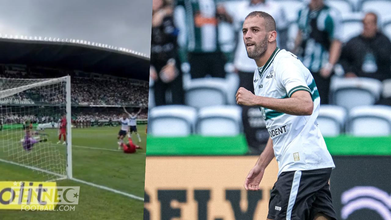 Comme au bon vieux temps ! Islam Slimani marque un coup de casque somptueux (Vidéo)