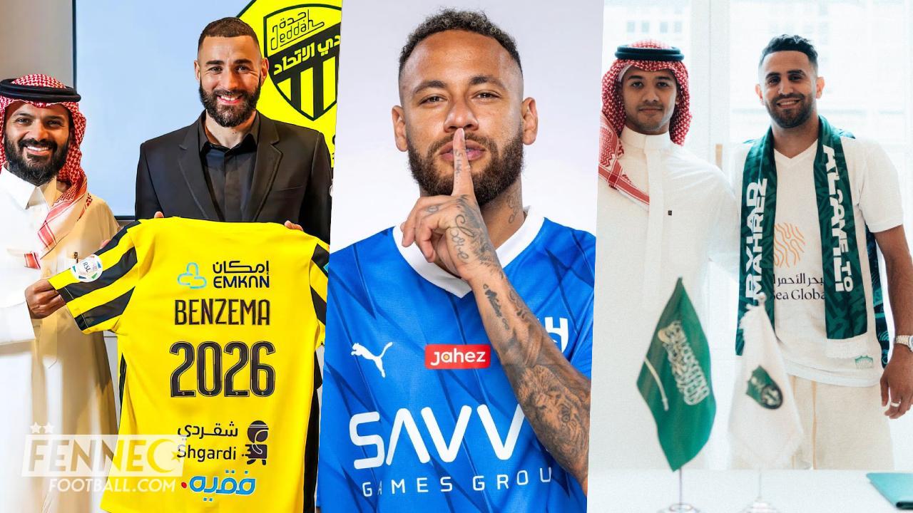 Classement des meilleurs recrues en Arabie Saoudite : Voici la position qu'occupe Mahrez !
