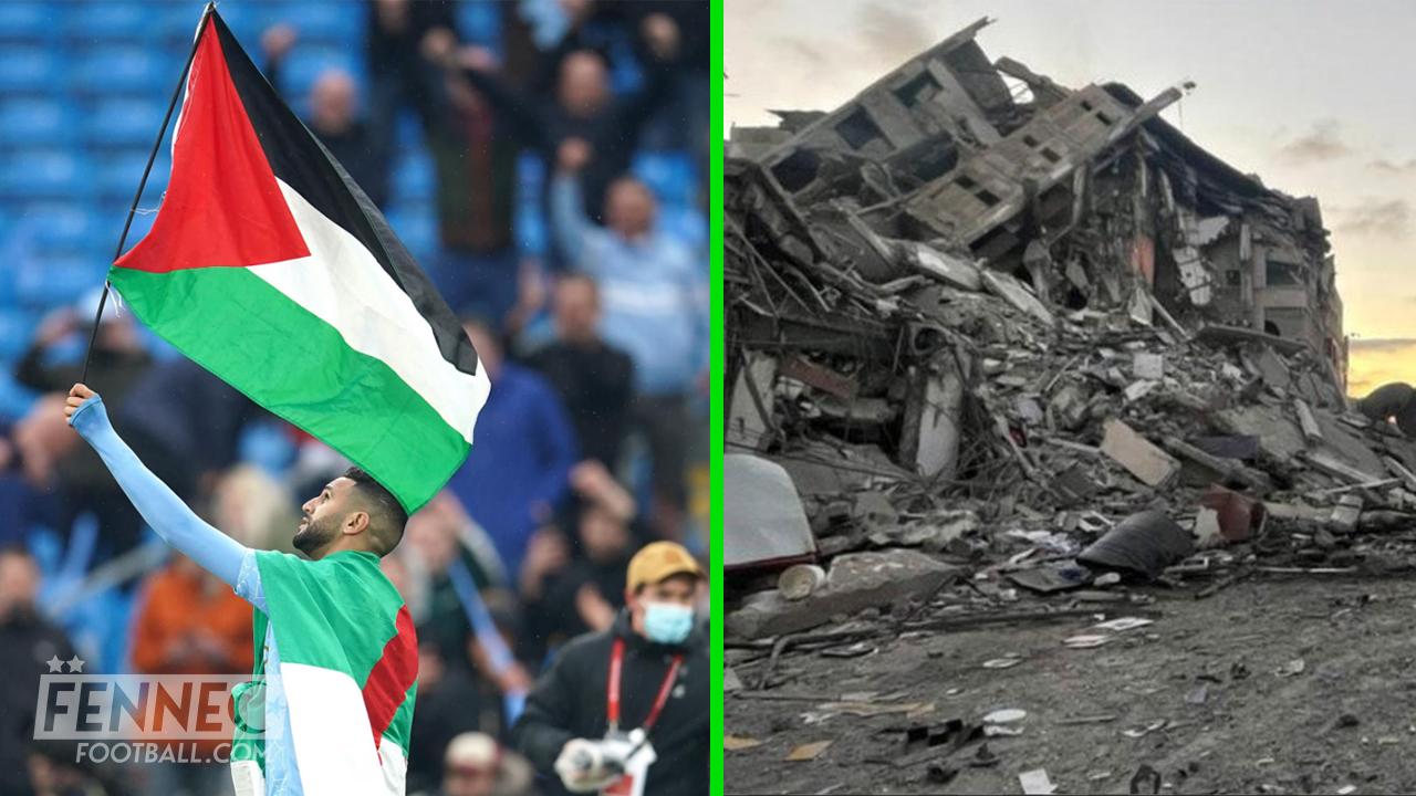 Riyad Mahrez, le cœur sur la main pour la cause palestinienne (Photo)