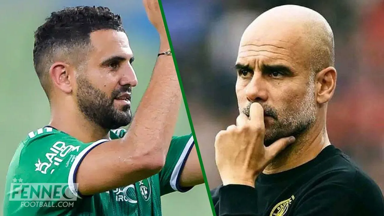 Angleterre : Pep Guardiola zappe complètement Riyad Mahrez