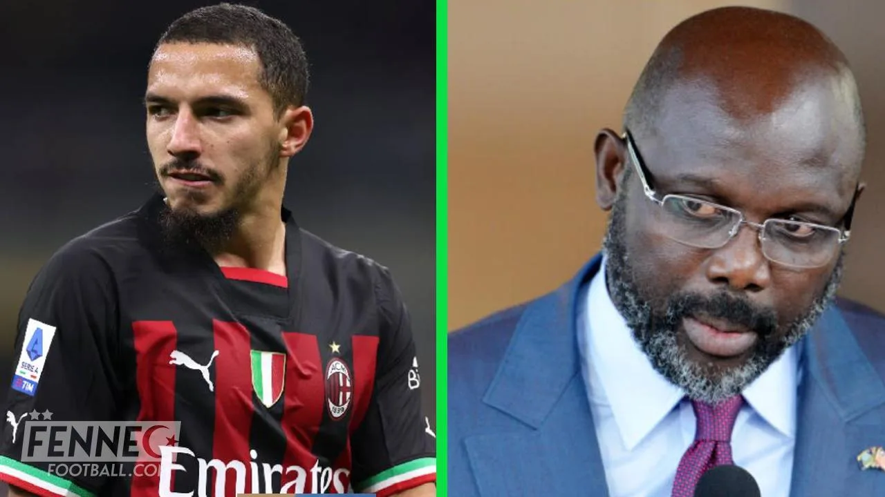 Ismaël Bennacer met un coup de pression à Georges Weah