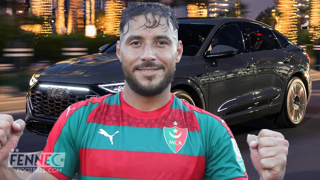 Youcef Belaili reçoit une voiture en cadeau d'une marque automobile renommée