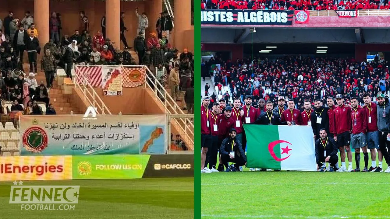 Provocation flagrante : des supporters du RS Berkane lancent une banderole dangereuse contre l'Algérie