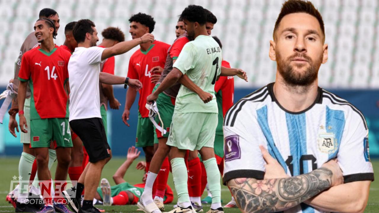 JO Paris 2024 : Messi mécontent de la victoire du Maroc et le montre clairement !