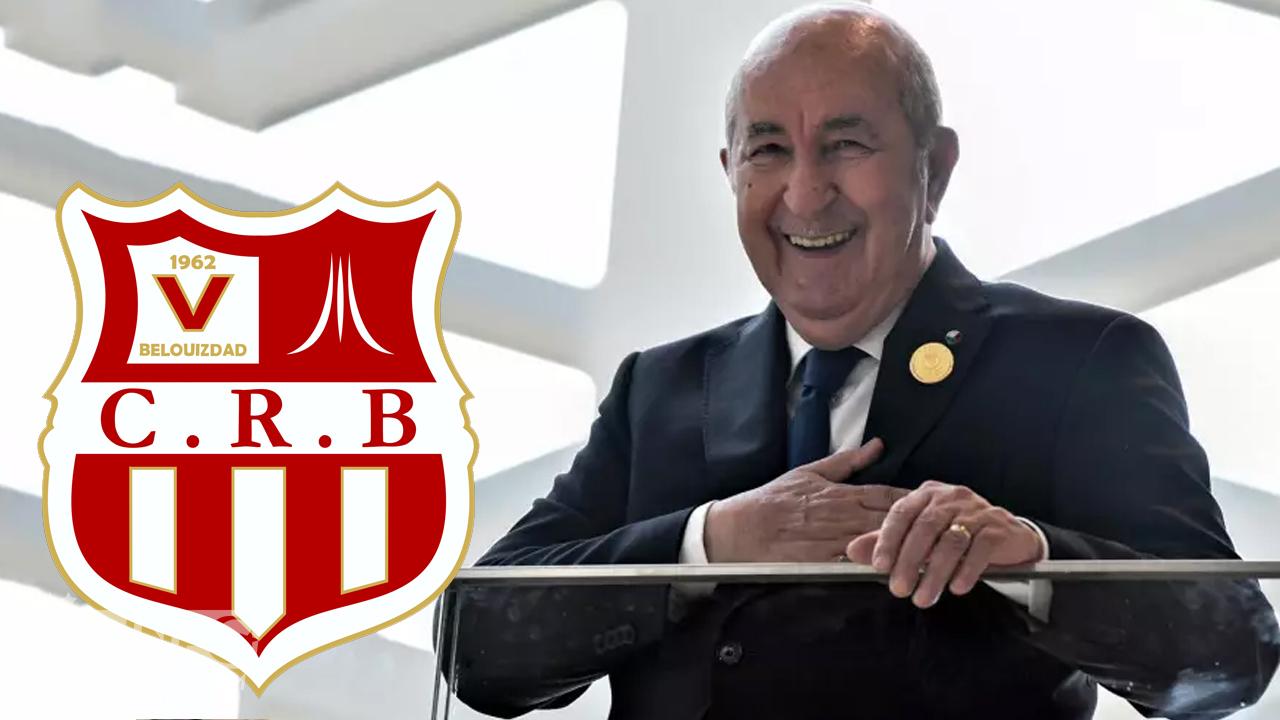 Finale de la Coupe d'Algérie : le CRB offre un cadeau insolite à Tebboune (Photo)