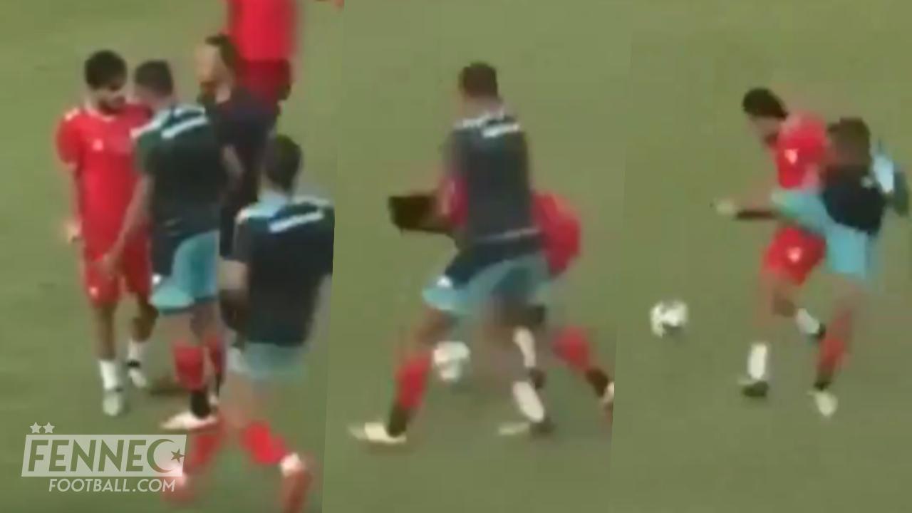 Que des problèmes : Belaili se dispute violemment dans un match amical ! (Vidéo)