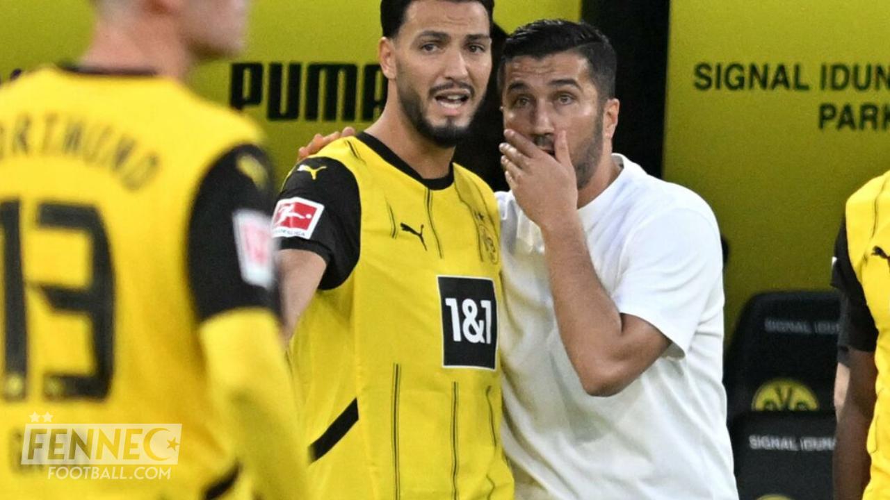 Sahin défend Bensebaini : " Il est crucial pour Dortmund ! "