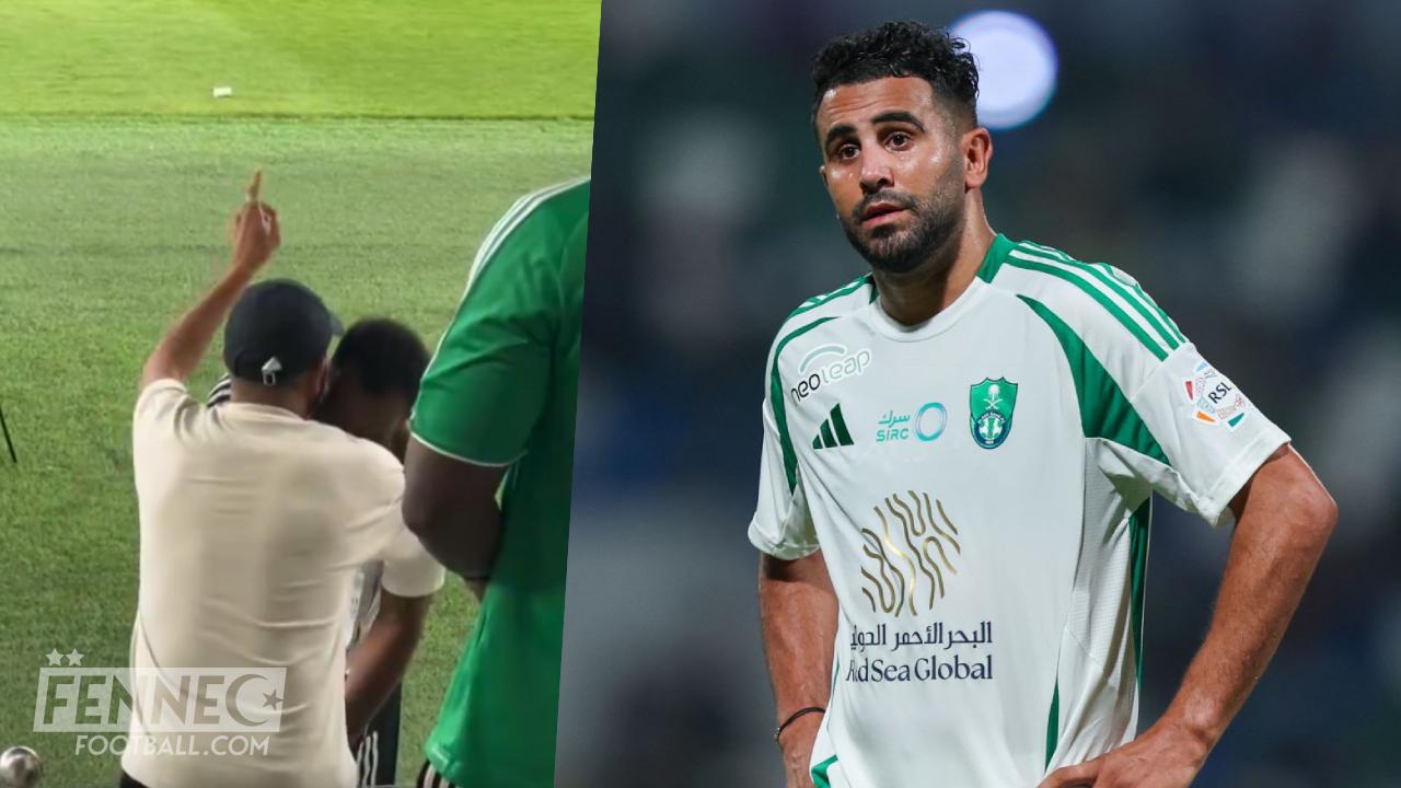 Al Ahli : Frustré, Mahrez descend sur le terrain et prend les commandes ! (Vidéo)