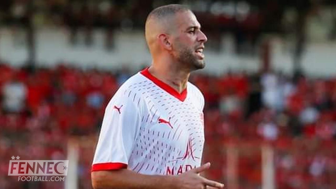 Après le match face à Al Ahly, Slimani reçoit un message inattendu