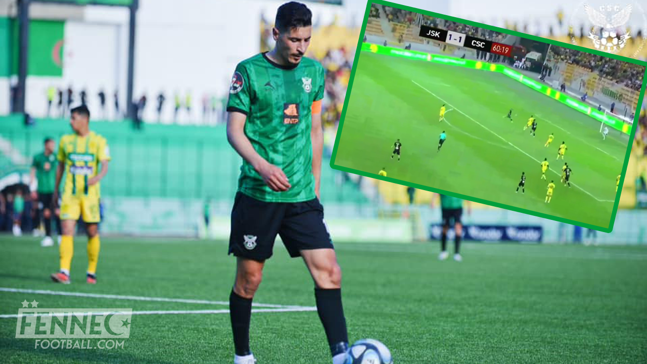 Demi-volée, tir en pleine lucarne : Brahim Dib en mode CR7 crucifie la JSK (Vidéo)