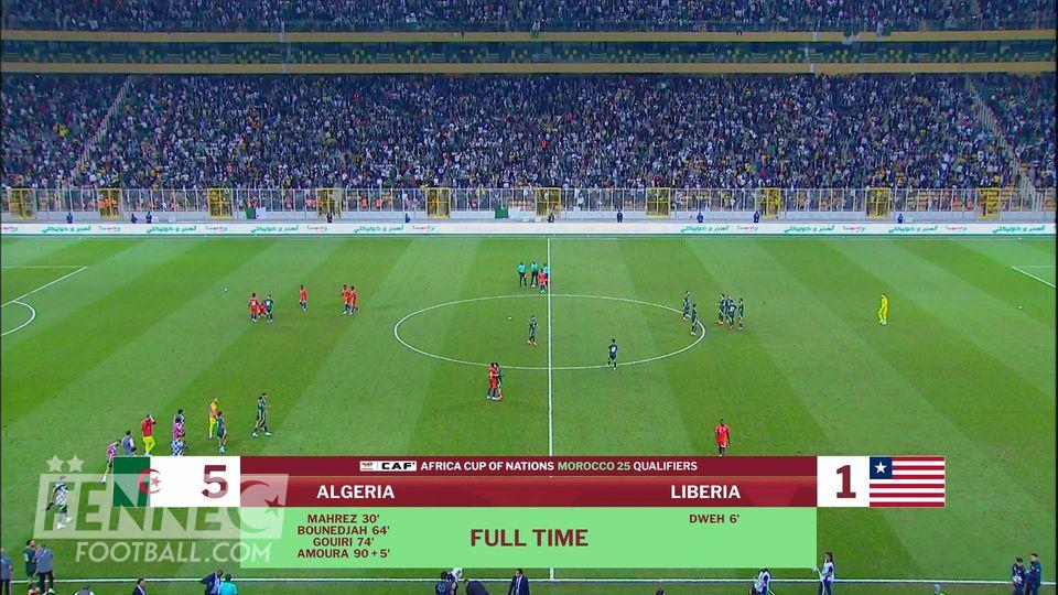 L'équipe d'Algérie fracasse le Liberia : voici tous les buts (Vidéos)