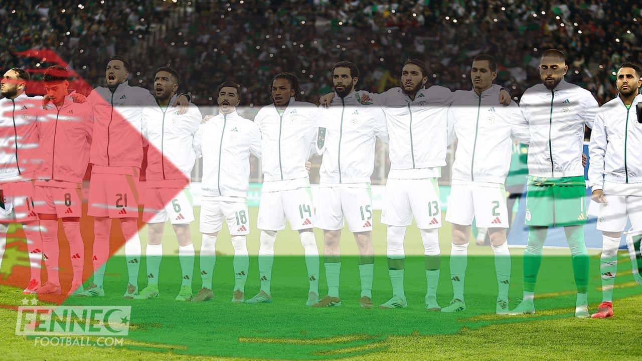 Pour la Palestine : le geste fort de l'équipe d'Algérie fait le buzz (Vidéo)