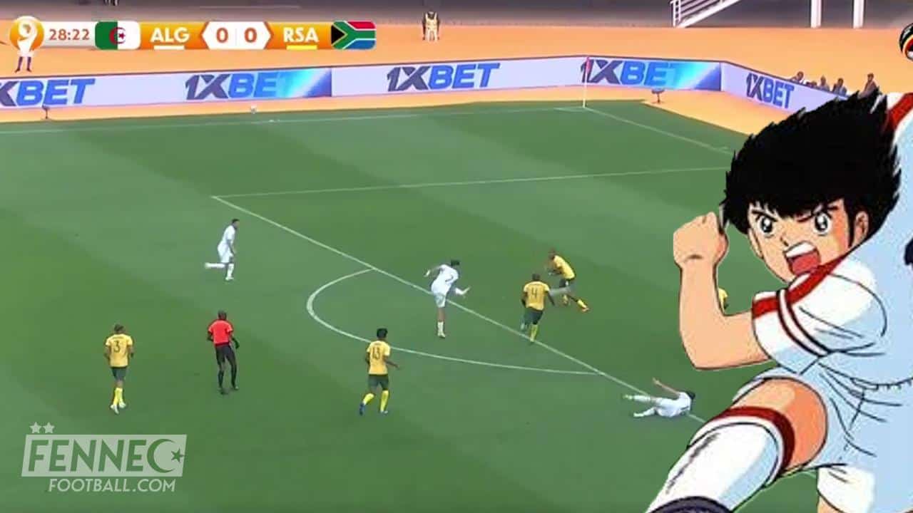 Algérie – Afrique du Sud (1-1) : un but à la “Captain Tsubasa” signé Belhocini (Vidéo)