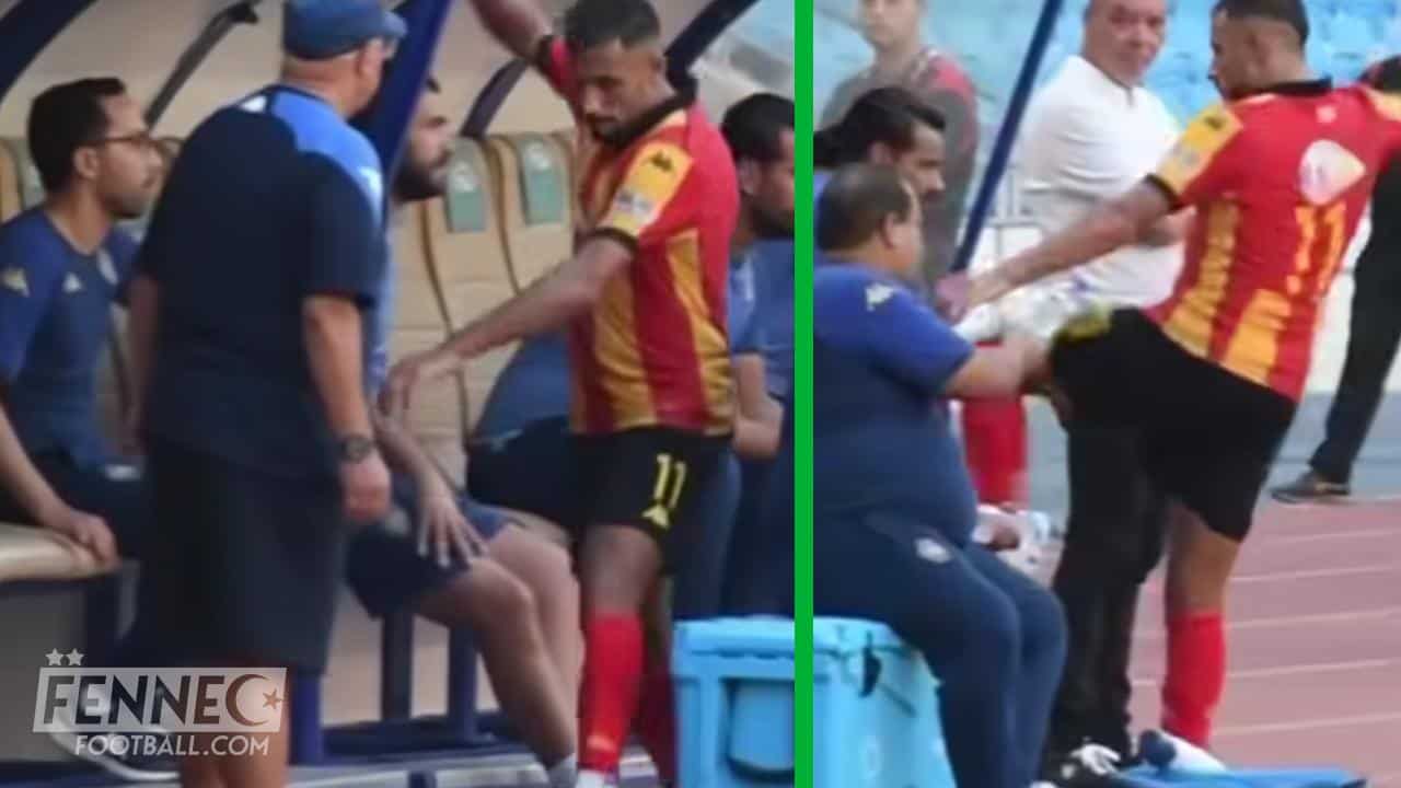 Belaïli perd son sang-froid et s’en prend au staff technique ! (Vidéo)