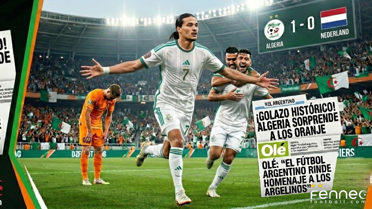 Algérie – Pays-Bas : la presse argentine subjuguée par les Verts